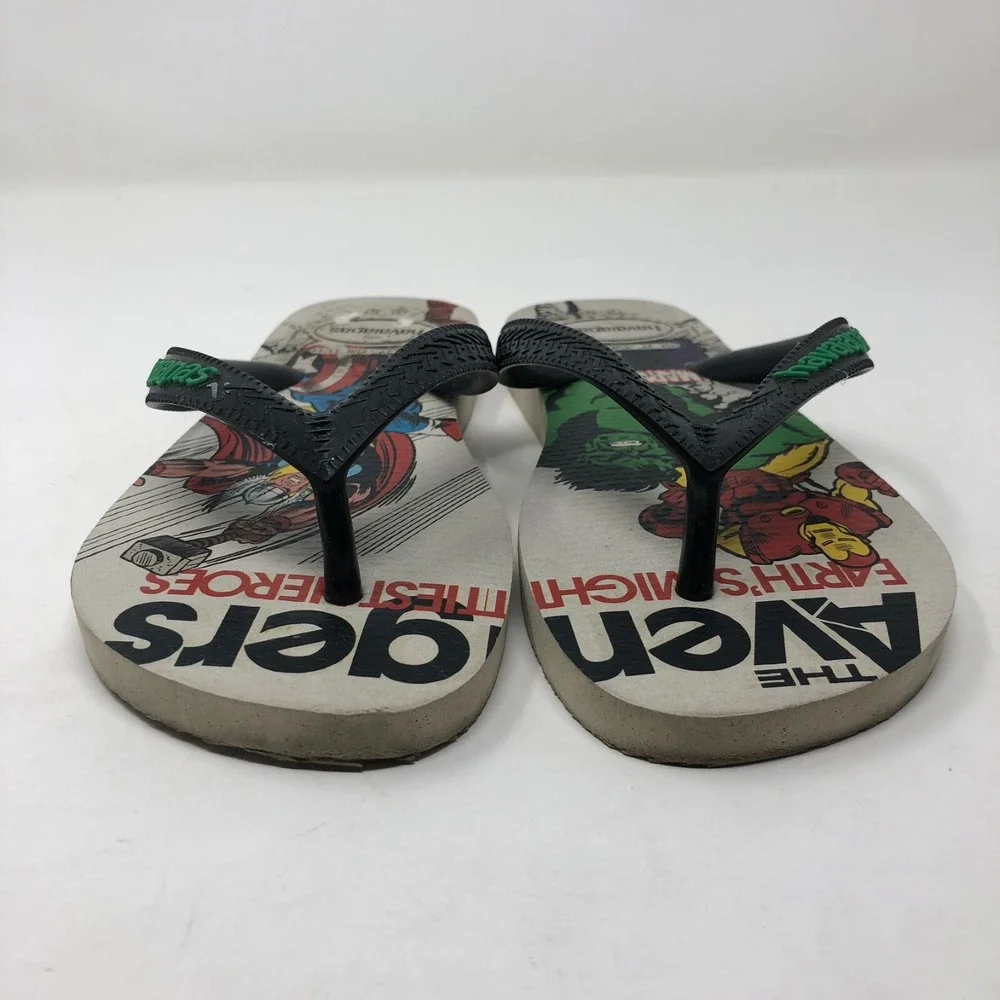 Havaianas Avengers Flip Flops Sandals Big Kids 2 Hulk Thor Captain America